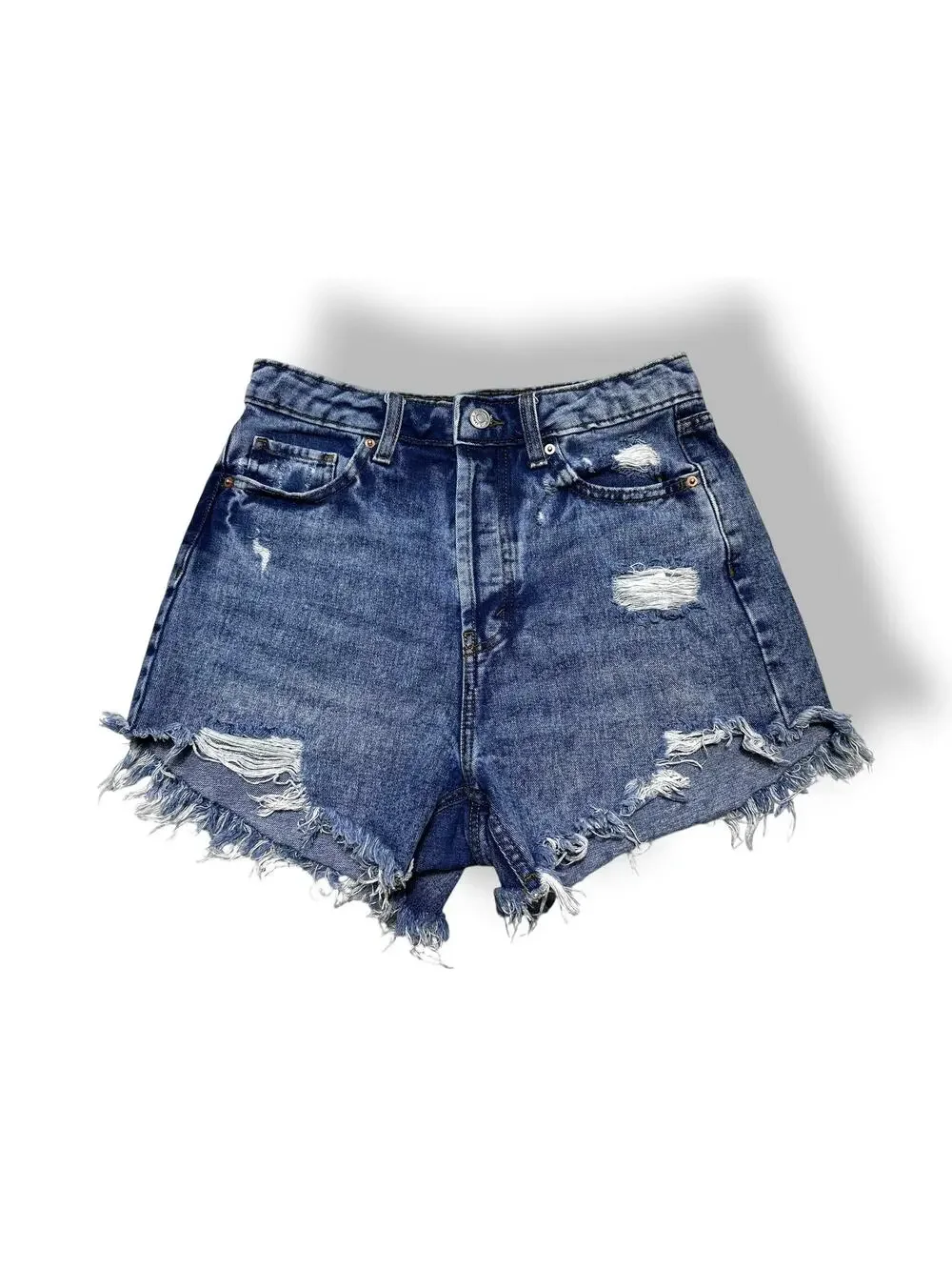 Wild Fable High Rise DIstressed Denim Frayed Hem Cut Off Shorts SIze 6